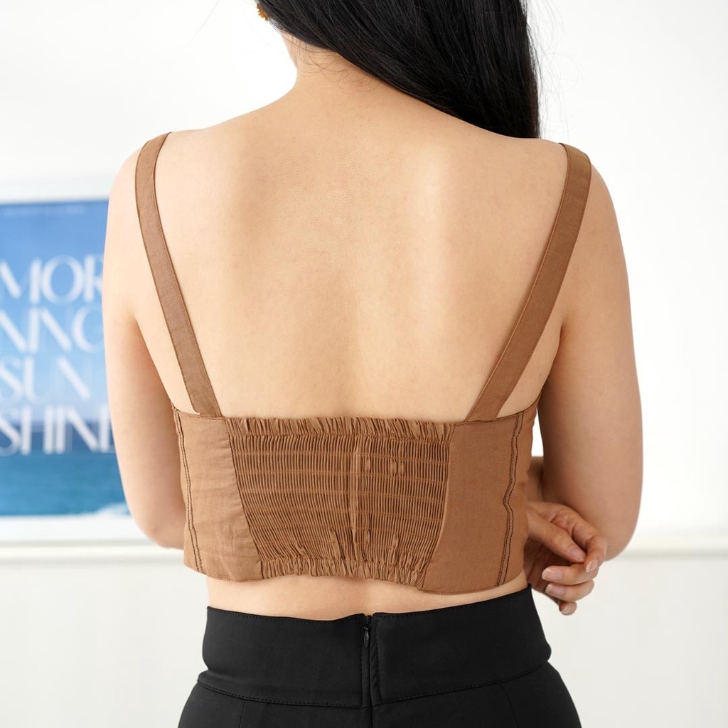 Tanktop Korset Rami Belya Atasan Tank Top Wanita