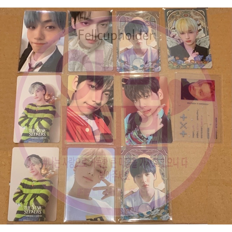 {READY STOCK} PHOTOCARD & ALBUM SEALED FIGHT OR ESCAPE TXT BEOMGYU R , SOOBIN WORLD