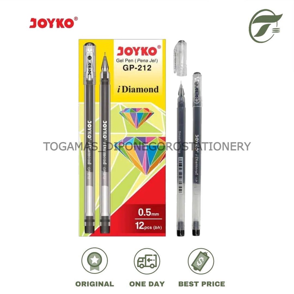 

BALLPEN BALPOINT PULPEN GEL 0.5MM JOYKO DAIMOND GP-212 I