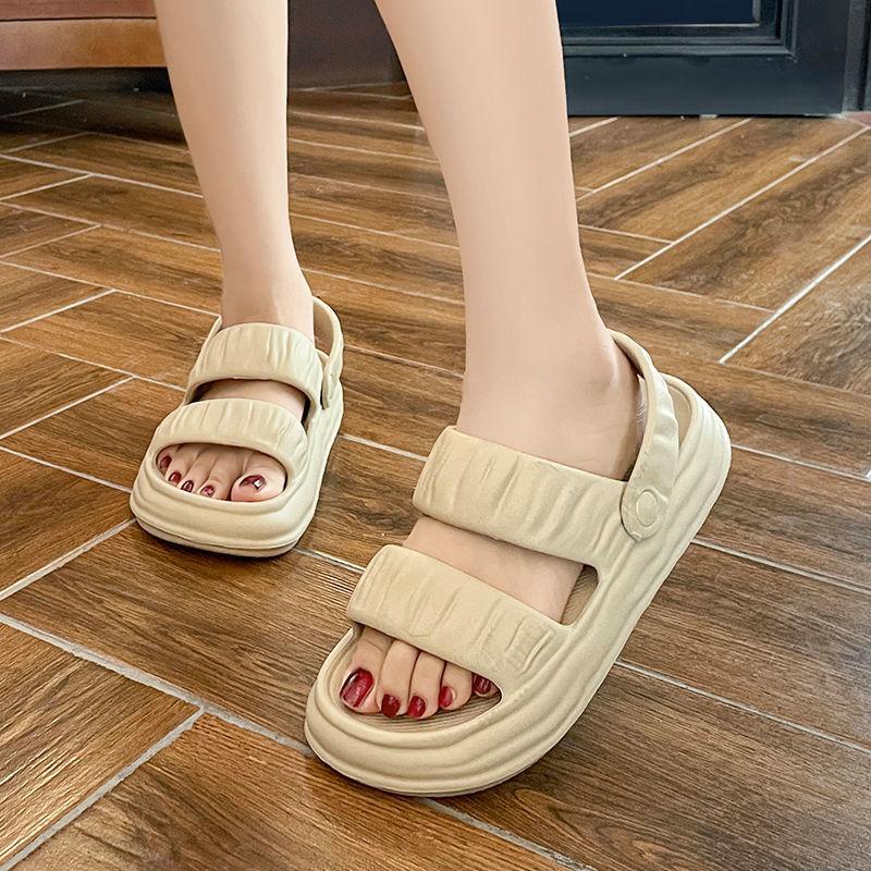 Sendal Slop Wanita JISOO Kekinian Premium Cantik Anti Slip Nyaman Sandal Slip On Cewek Stylish Sandal WanitaTerbaru