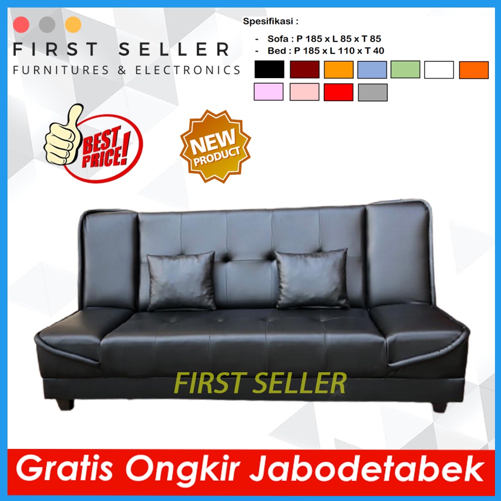 [FREE ONGKIR + BANTAL] SOFA BED RECLINING OSCAR AZALIA EXPORT QUALITY !! 100% TERMURAH!