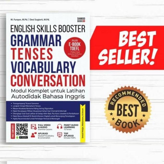 

buku bahasa inggris English skill Booster Grammar, Tenses, vocabulary