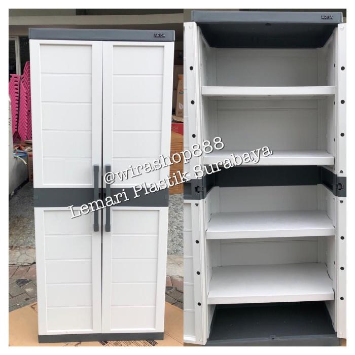 Lemari Plastik Arisa sekat