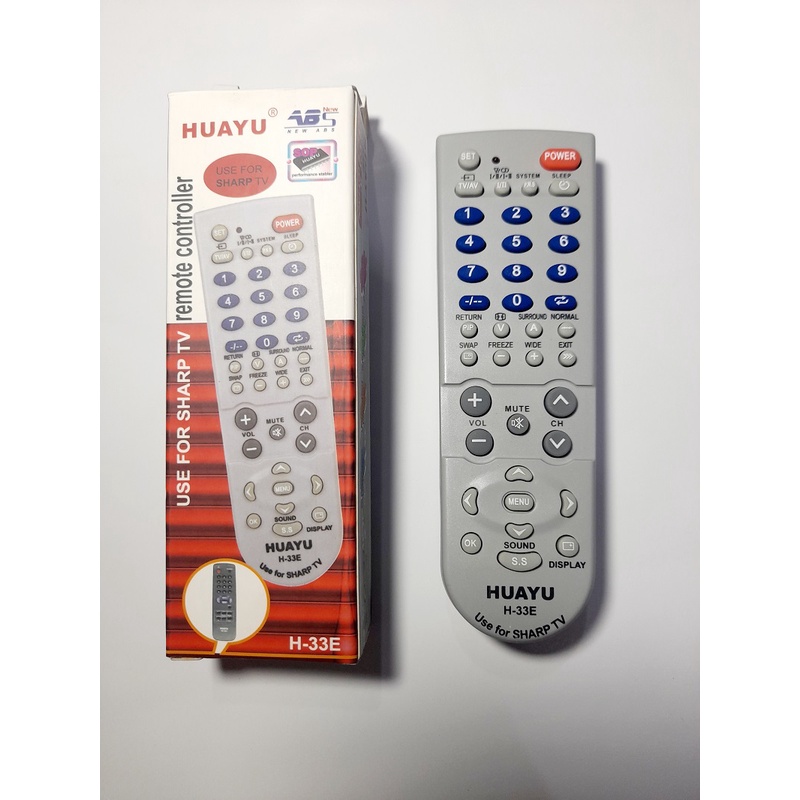 remote MULTI TV SHARP (SLIM,FLAT,TABUNG)