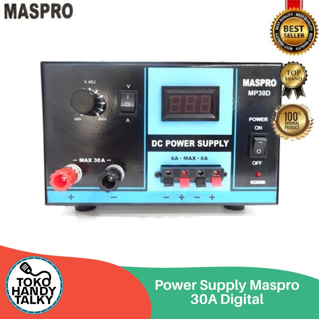 POWER SUPPLY MASPRO 30A DIGITAL NEW