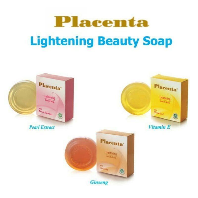 Placenta Brightening Soap 80gr