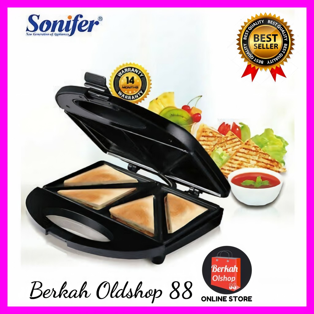 Berkah Oldshop 88 - Sonifer sandwich maker 6048 pemanggang Roti