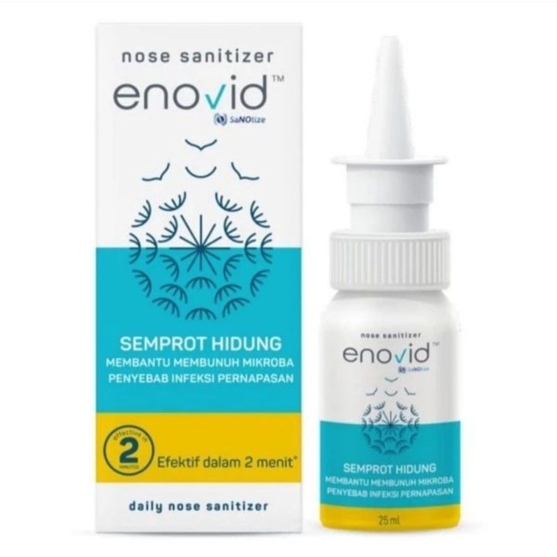 Enovid nose sanitizer spray 25ml / Enovid semprot hidung