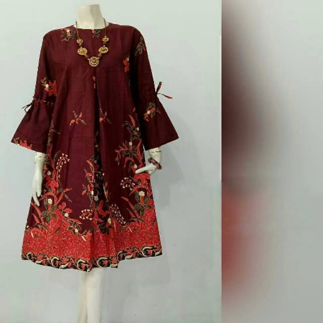 Tunik Batik Jumbo Ld 120cm