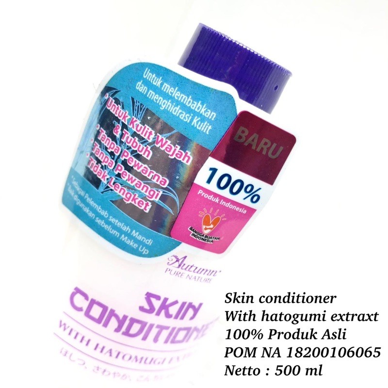 PROMO Skin conditioner 500ml with hatomugi extract autumn pure nature Produk Asli POM NA18200106065