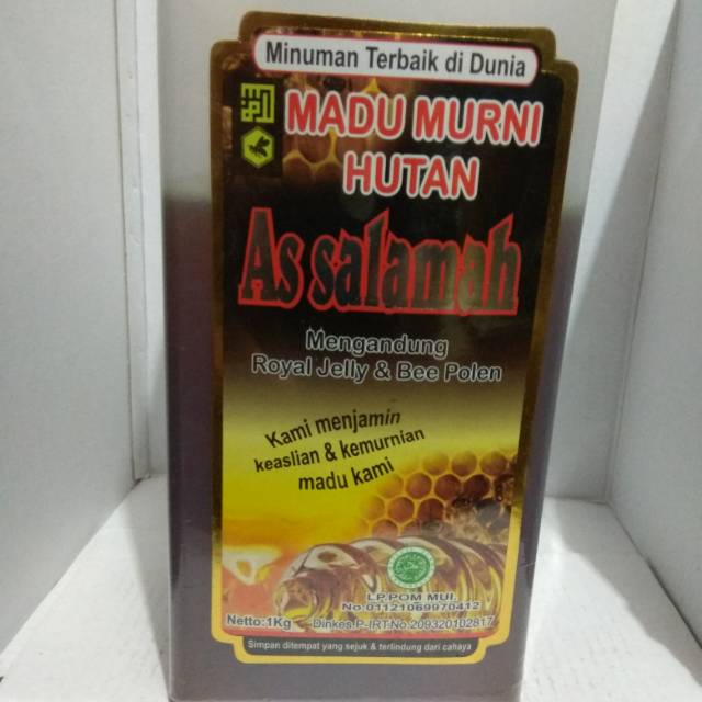 

Assalamah Madu Hutan 1 kg Plus Bee Lolen dan Royal jelly