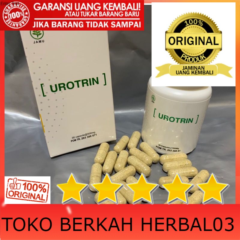 100% ASLI Urotrin Herbal Pria Kuat