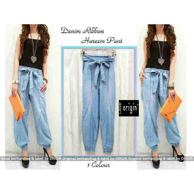 Celana Jeans Wanita Athena Harem
