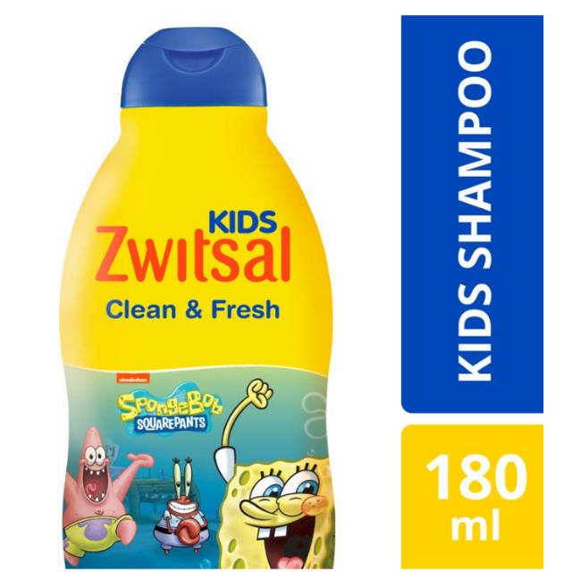 ZWITSAL Kids Shampoo Seri Spongebob  - 180 ml-1