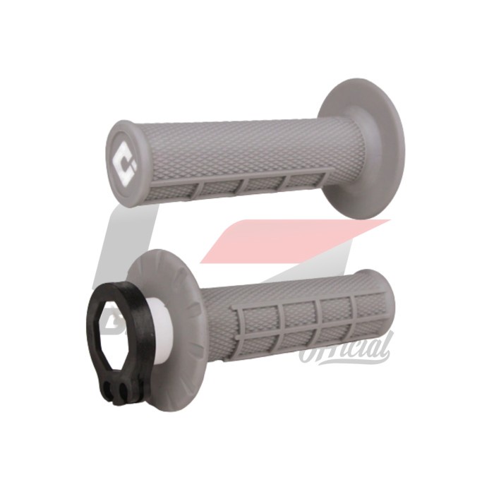 HANDGRIP ODI V2 LOCK ON HALF WAFFLE - SOFT GRAY