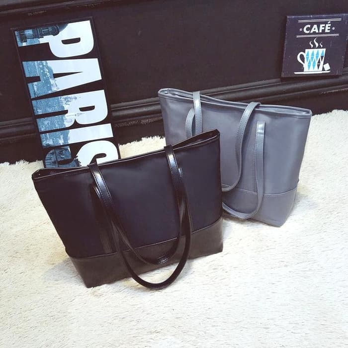 Jual Tote Bag Miniso Moomin Denim Shoulder Carry Shoping Tote VX515