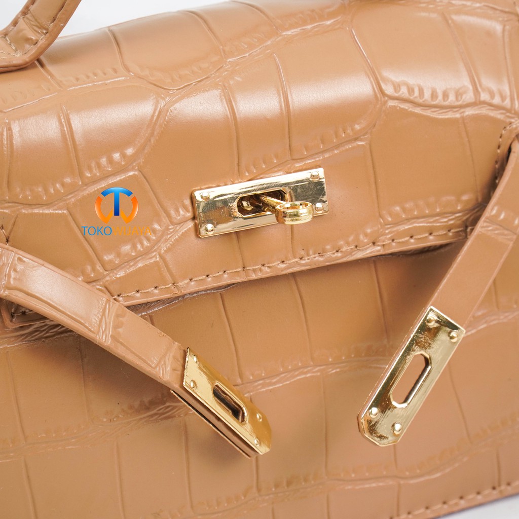 Tas Selempang Fashion Korea Vanessa Croco | Tas Fashion Import