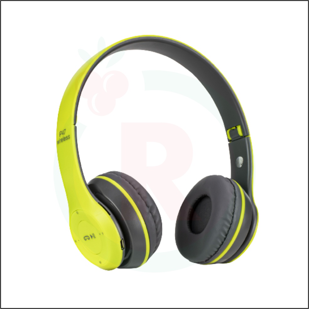 P47 Headphone Bluetooth HIFI BASS wireless stereo music telfon gaming headset bando mic