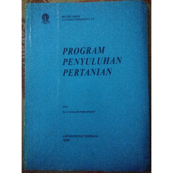 Jual Buku Program Penyuluhan Pertanian | Shopee Indonesia