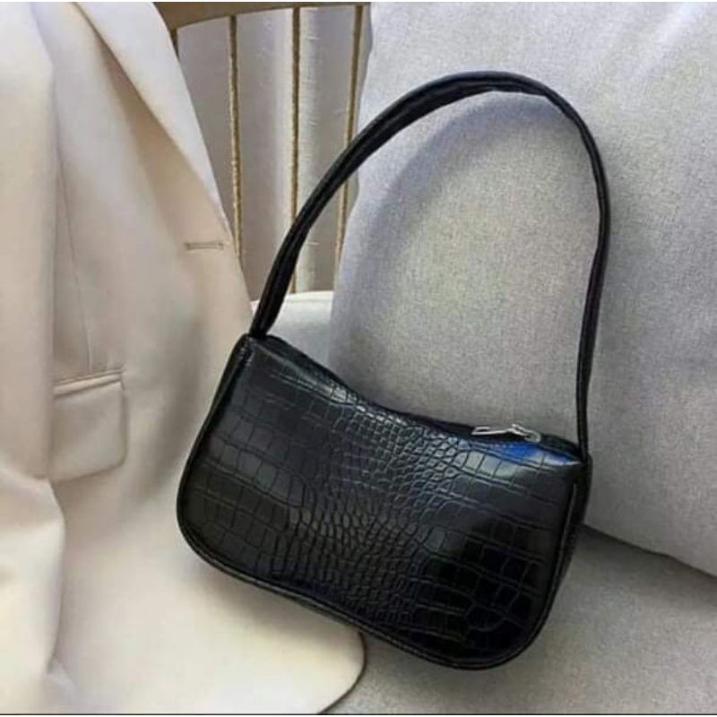 shoulder bag crocodile tas bahu wanita terbaru