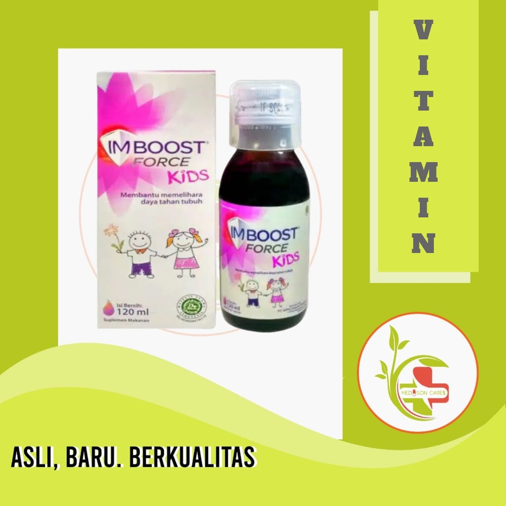 imboost force kids 120 ml vitamin BOTOL sirup syrup