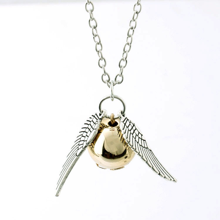 Kalung Rantai Liontin golden snitch Harry Potter Untuk Wanita