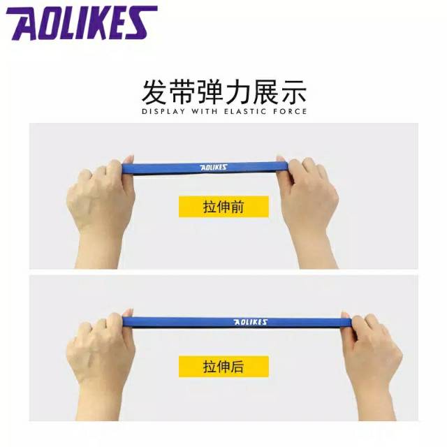 AOLIKES SPORTS SWEATBAND ikat kepala olahraga headband sport futsal running fitness yoga hairband