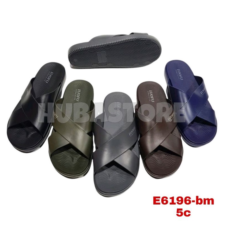 SANDAL JELLY KOKOP SILANG PRIA LUOFU E6196-A01S