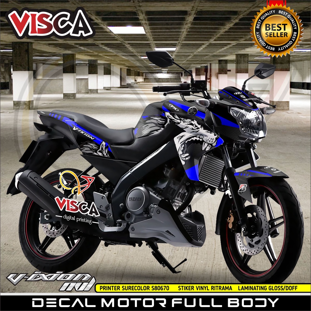 Decal Vixion Nvl Striping Sixion Nvl Decal Vixion New Stiker Vixion NVL Stiker Full Body Vixion Nvl 