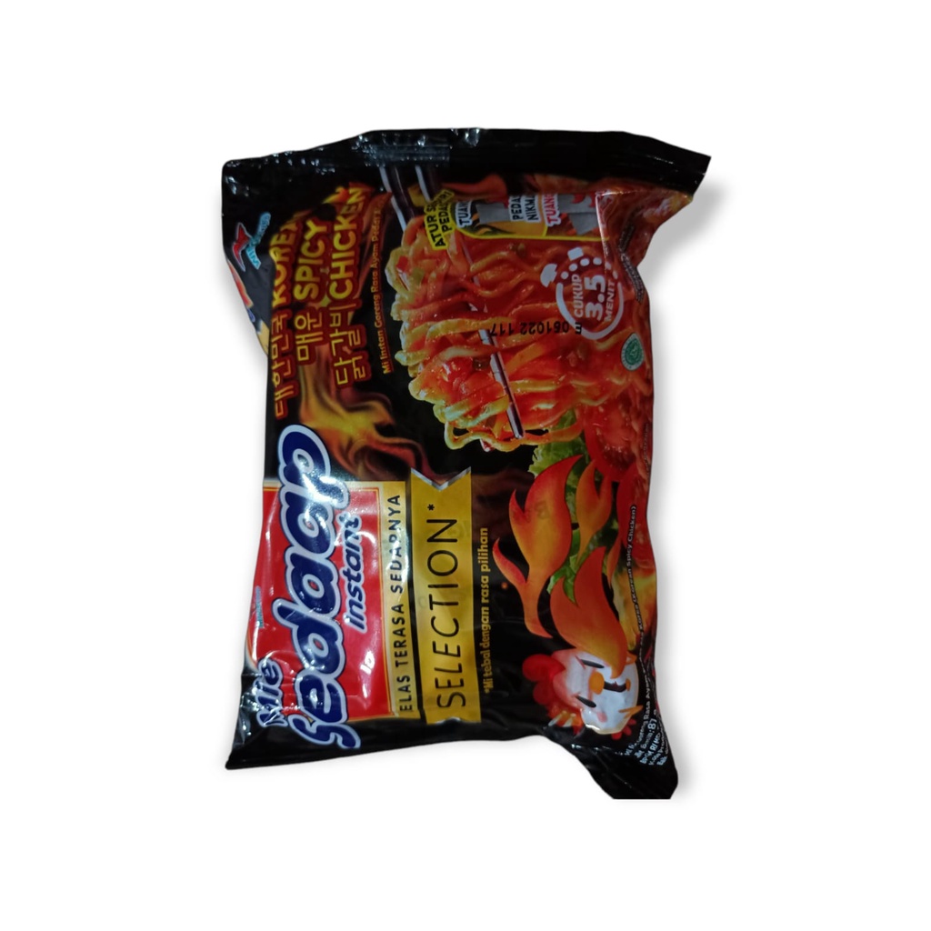 

Indomi/mi instan/mi sedap/selection/korean spicy chiken87gr/