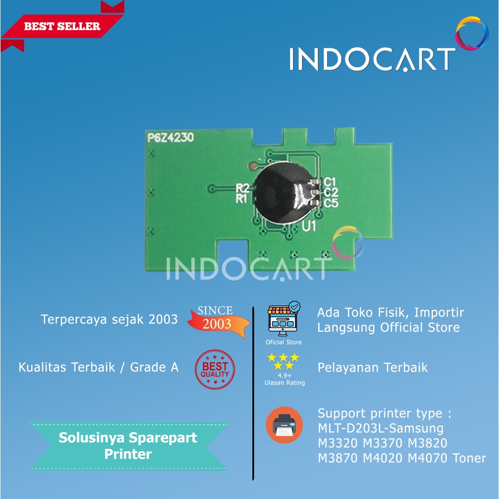 Chip MLT-D203L-Samsung M3320 M3370 M3820 M3870 M4020 M4070 Toner-5K