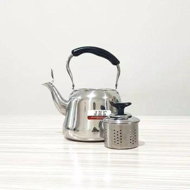 Teko Kopi Stainless / Ceret Kopi Anti Karat + Saringan Kopi Teh