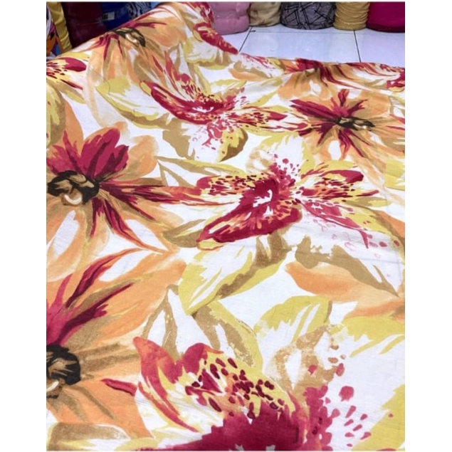 kain silky - kain motif - kain gamis - Harga per 0,5 meter
