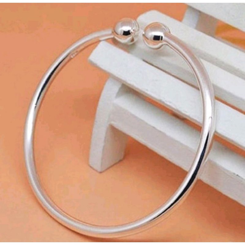 Gelang wanita Besi Putih Anti Luntur Anti Karat