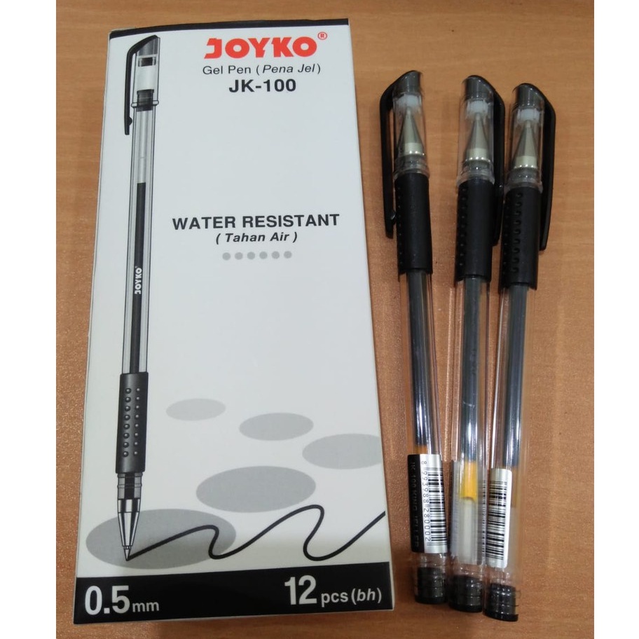 

Pulpen Gel Pen Joyko JK-100 Pena Tinta Hitam
