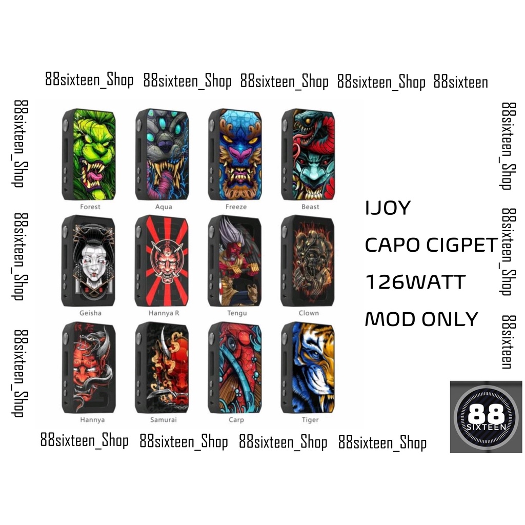 VAPOOR VAPEE IJOY CAPO 126W MOD SAJA ORIGINAL