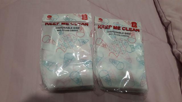 Safety Keep Me Clean Disposable Bibs