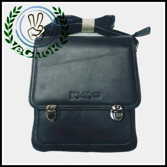 Tas Selempang Pria Kulit Sapi Asli - Kickers Montblanc