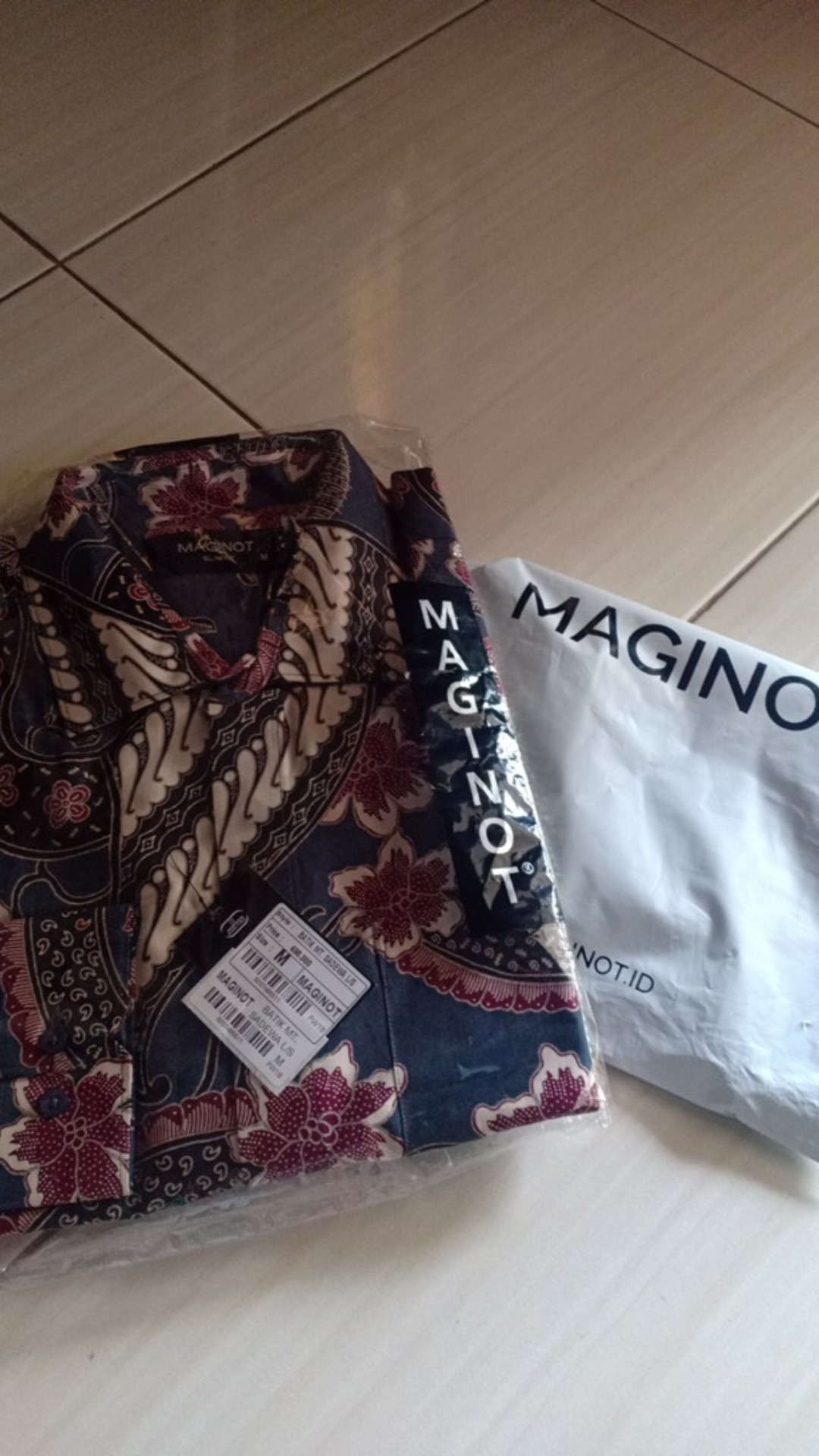Maginot Kemeja Batik Pria Sadewa-ls Lengan Panjang