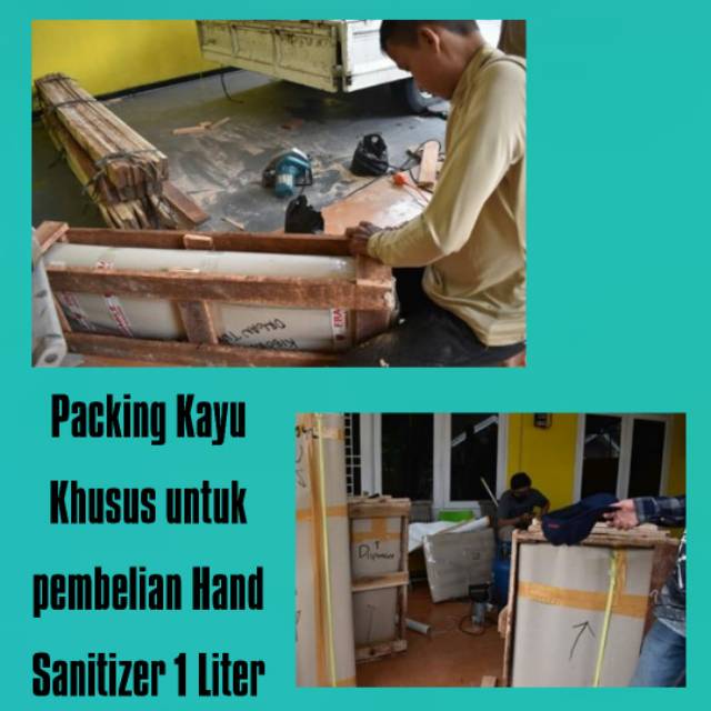 

JNE WAJIB PACKING KAYU UNTUK PEMBELIAN HAND SANITIZER 1 LITER/1000ML