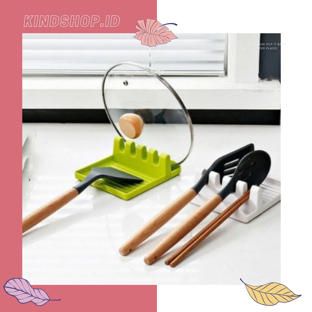 KINDSTORE❤ | TEMPAT TATAKAN SPATULA DAN TUTUP PANCI | AKSESORIS DAPUR