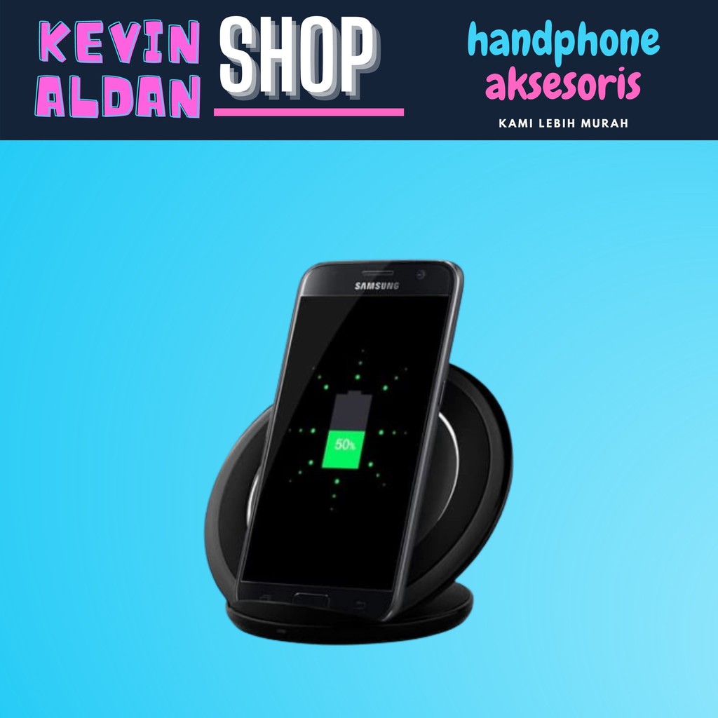 Wireless Charger Samsung EP EP-NG930 Stand Original Oem Fast Charge - Hitam