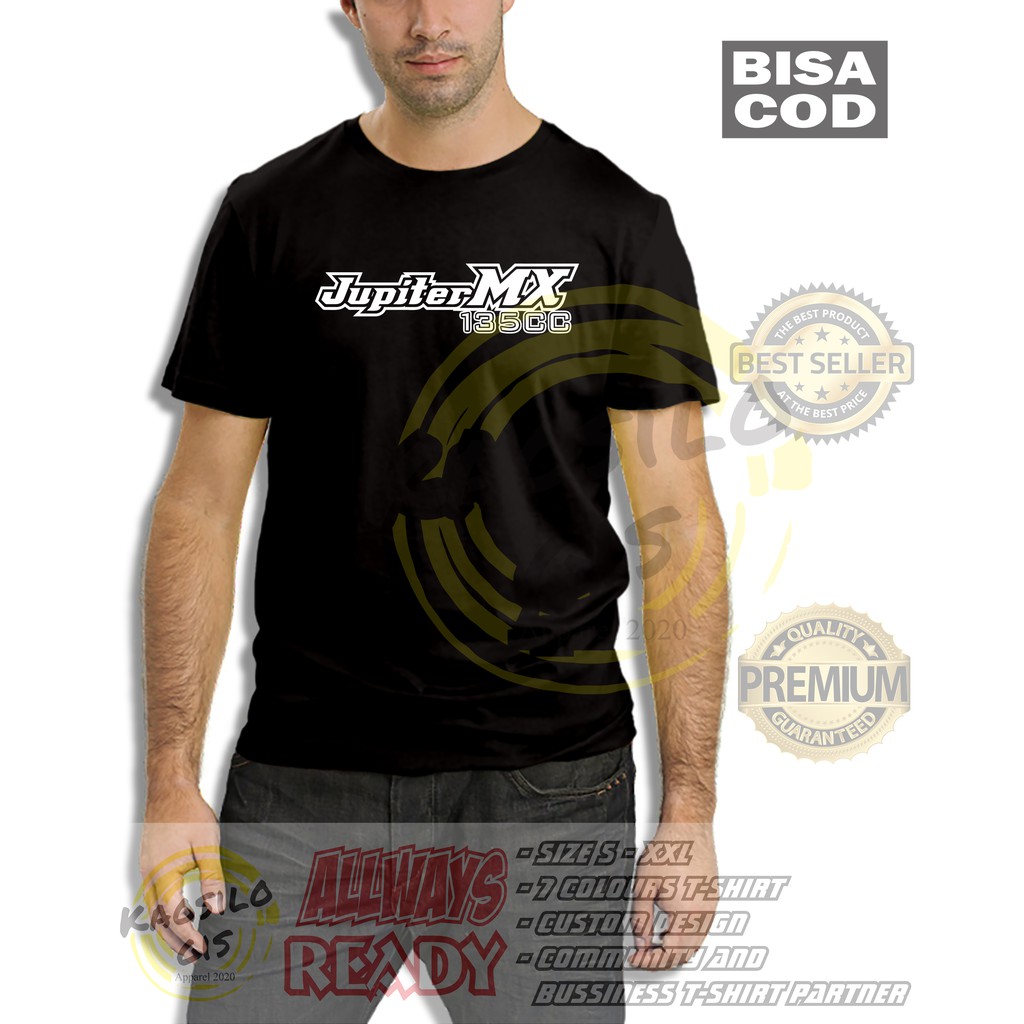 Kaos YAMAHA Jupiter MX 135 Logo Otomotif Racing - Kaosilogis