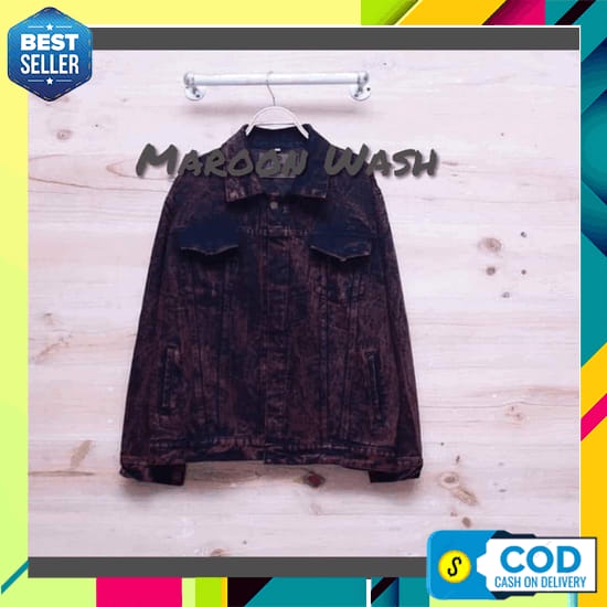 Jaket Jeans Premium Cewek Branded Murah Distro Kekinian Original Import Modis Wanita Terbaru Jaket L