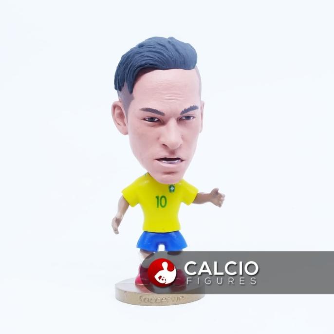 BRAZIL - Neymar Jr | Soccerwe Kodoto Action Figure Bola Miniatur