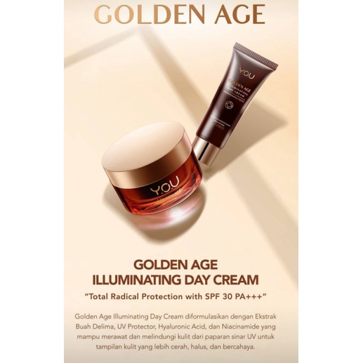 ☀️cahaya acc☀️DAY CREAM GOLDEN AGE YOU