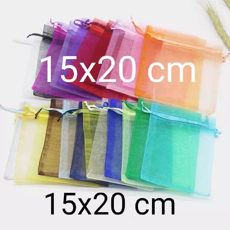

Organza Bag 15x20 (per lbr), Kantong Souvenir, Kantong Organdi, Organza Pouch