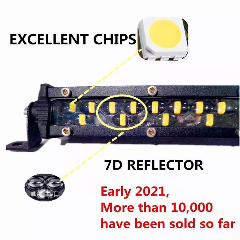 lampu sorot tembak 12 - 24 volt 18 led 7D