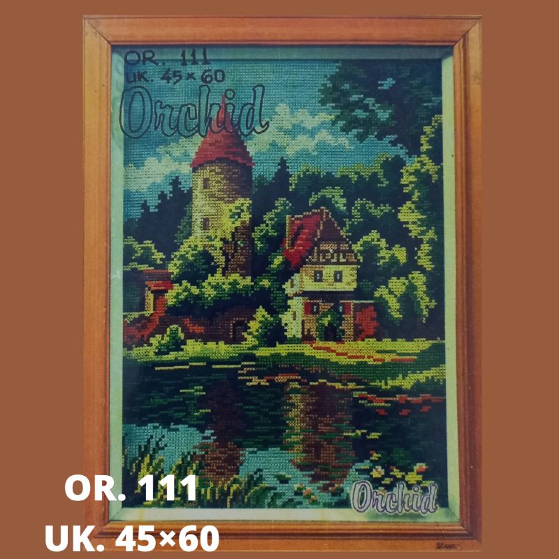 KRISTIK KRUISTIK SULAM 1 SET CROSS STITCH ORCHID OR 111 112 113 114 115