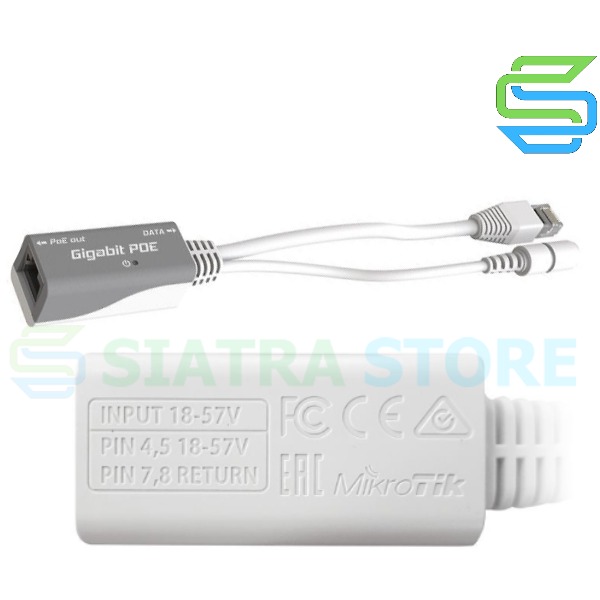 MikroTik RBGPOE PoE injector, for Gigabit LAN products